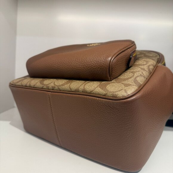 coach Court Backpack In Signature Canvas 5671 - Picture 3 of 8